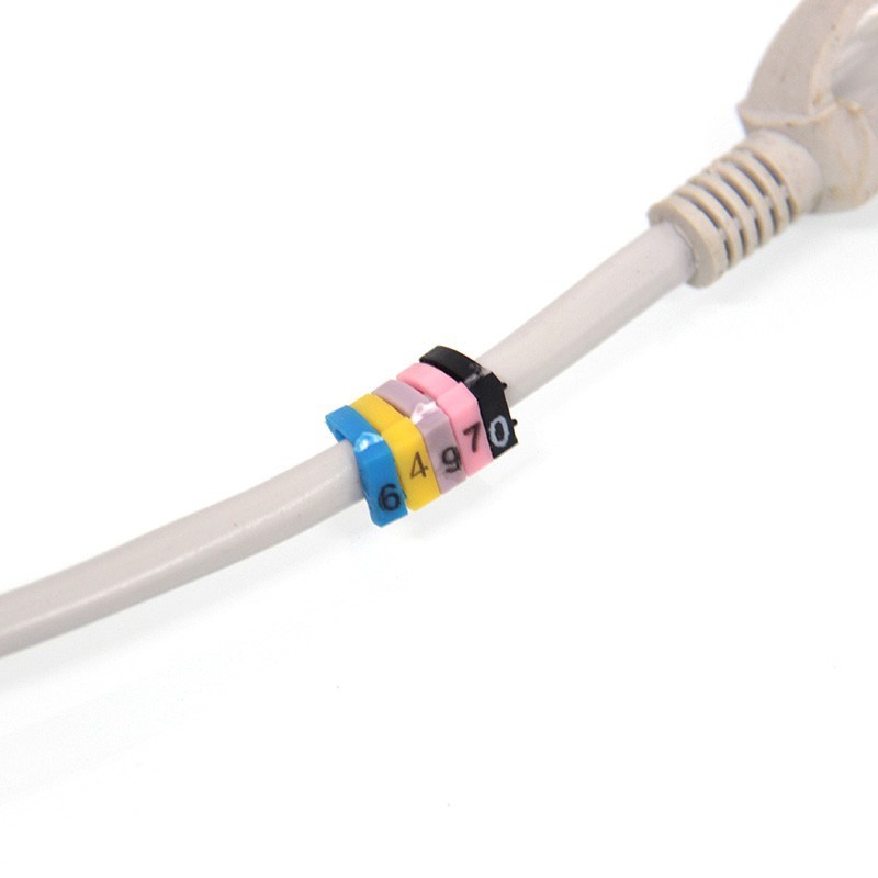 Vỉ Đánh Số Dây Mạng Cat5 (100 Đầu)
