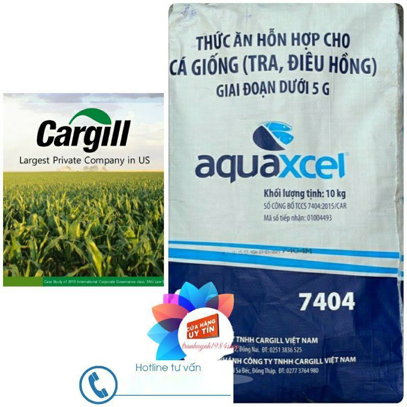 1kg cám cá cargill 7404 42% đạm mồi câu cá tra thức ăn cá bảy màu thức ăn cá con siêu đạm