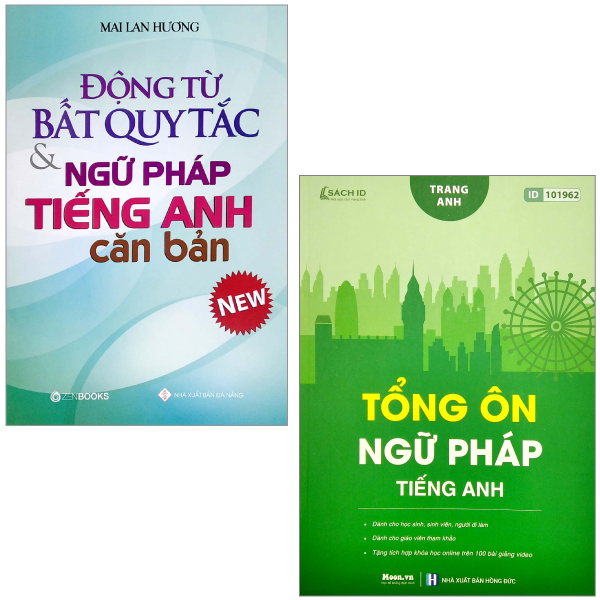 Fahasa - Combo Sách Hay Sách Động Từ Bất Quy Tắc Và Ngữ Pháp Tiếng Anh Căn Bản + Tổng Ôn Ngữ Pháp Tiếng Anh (Bộ 2 Cuốn)
