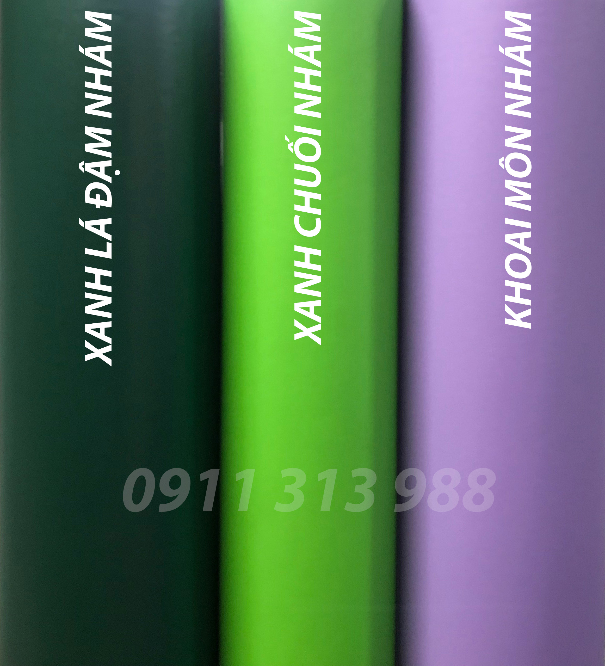 Decal màu nhám khổ lớn 1.2m