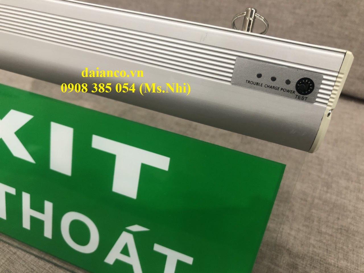 Biển Chỉ Dẫn Thoát Nạn Hai Mặt Exit Lối Thoát YF-1019 (YF2- 0ELT-1019)
