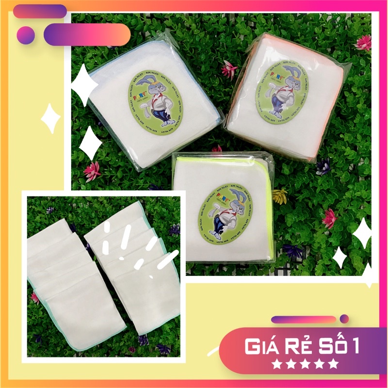 [HCM]10 Khăn sữa khăn xô 4 lớp cho bé sơ sinh