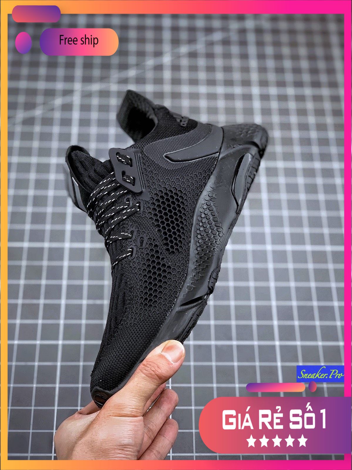 [FreeshipMAX] (SIÊU KHUYẾN MẠI) Giày thể thao sneaker nam nữ ALPHABOUNCE instinct M 2020 black đen full