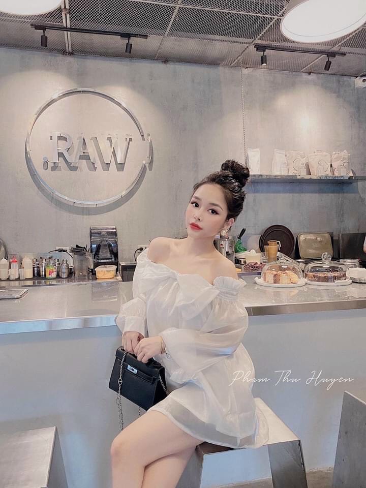 Áo trễ vai mặc nơ bảng bự thời trang TTSA0856