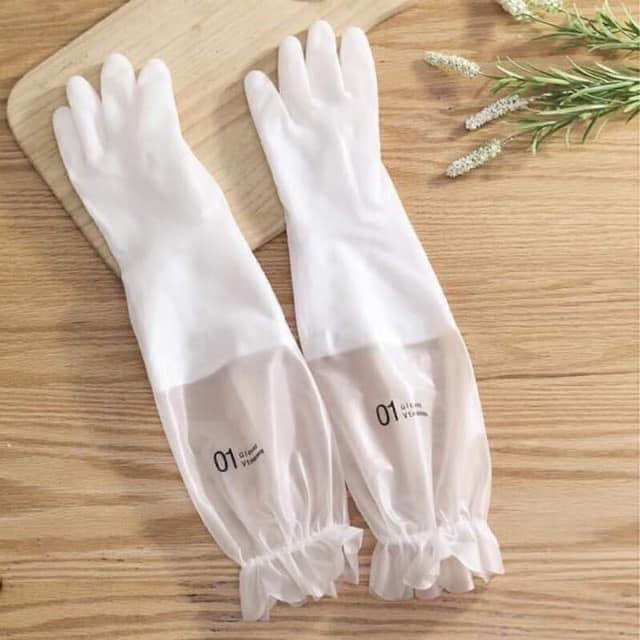 Combo 02 Đôi Găng Tay Siêu Dai Có Lót Nỉ