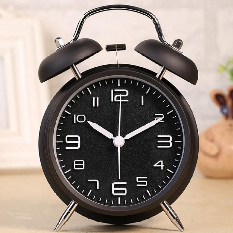 Đồng Hồ Báo Thức Hai Quả Chuông Để Bàn Trang Trí Siêu Tiện Dụng bán chạy