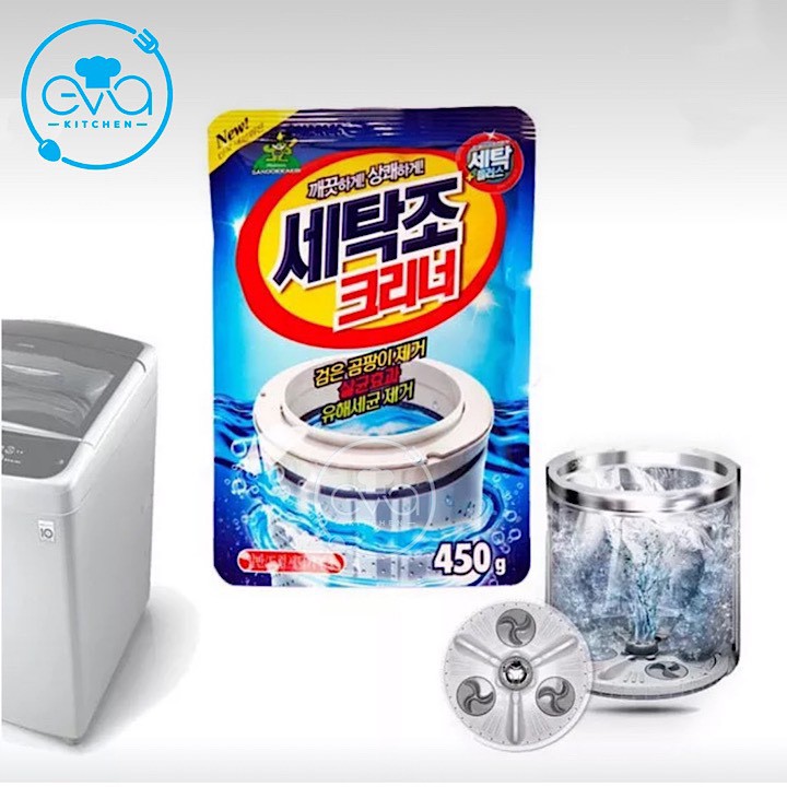 Combo 2 Gói Bột Tẩy Lồng Máy Giặt Hàn Quốc