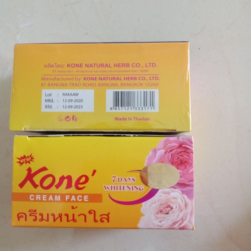 Kem cặp kone vàng dành cho da mụn thái lan ( hộp màu vàng)