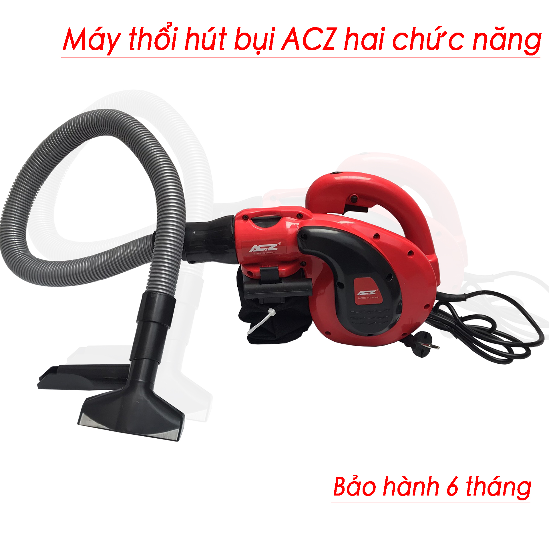 Máy thổi hút bụi acz loại lớn công suất 1200w-máy thổi bụi acz-bảo hành 6 tháng