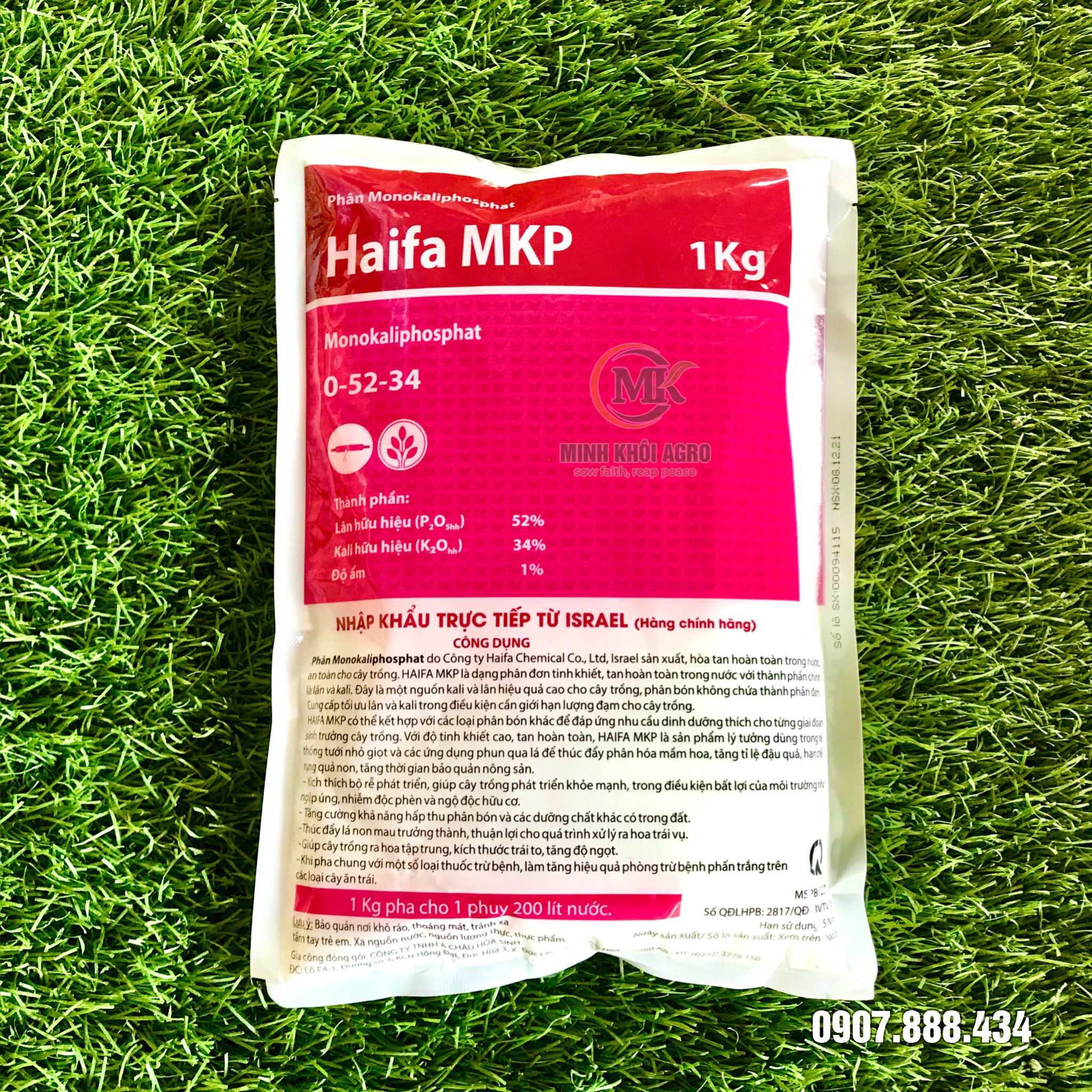 Phân bón Haifa MKP (Gói 1kg) | Kích bật mầm hoa
