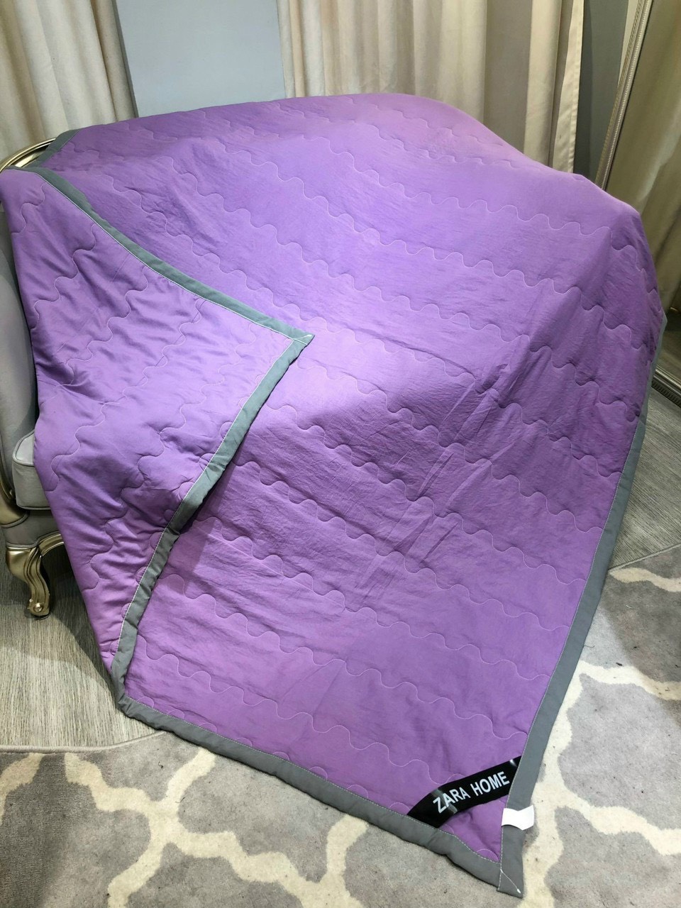 Chăn hè ZARA HOME cotton kích thước 2mx2m3