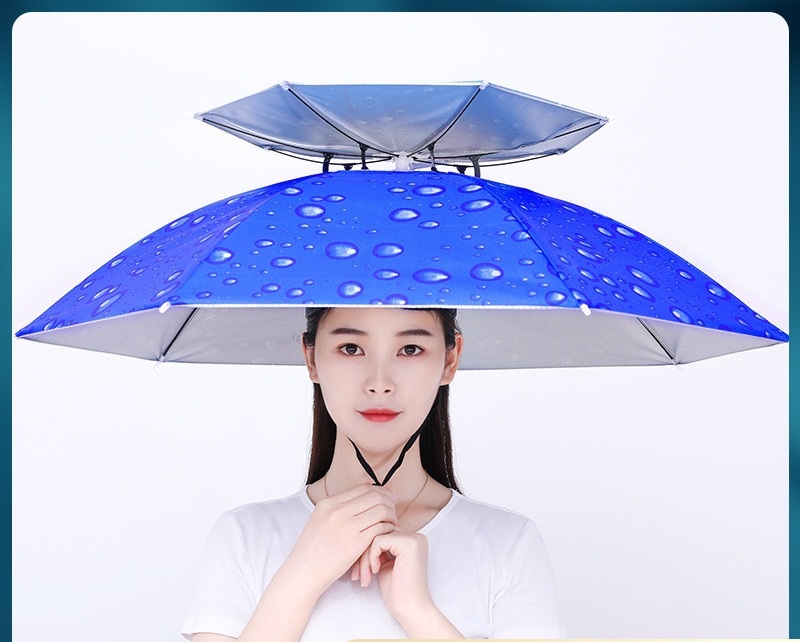 Ô dù đội đầu đa năng