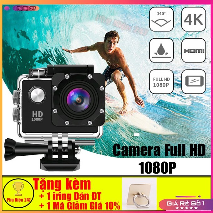 Camera Hành Trình 1080 spost,Camera Hành Trình Chống Nước 4K - Camera Hành Trình giá rẻ - Chất Lượng Hình Ảnh Rõ Nét- Nhỏ Gọn - Tiện Lợi- Full HD Chống Nước ở độ sâu 30m