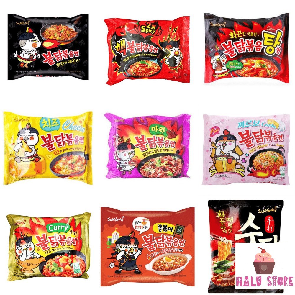 [HCM][HOT] Combo 3 gói mì cay phô mai