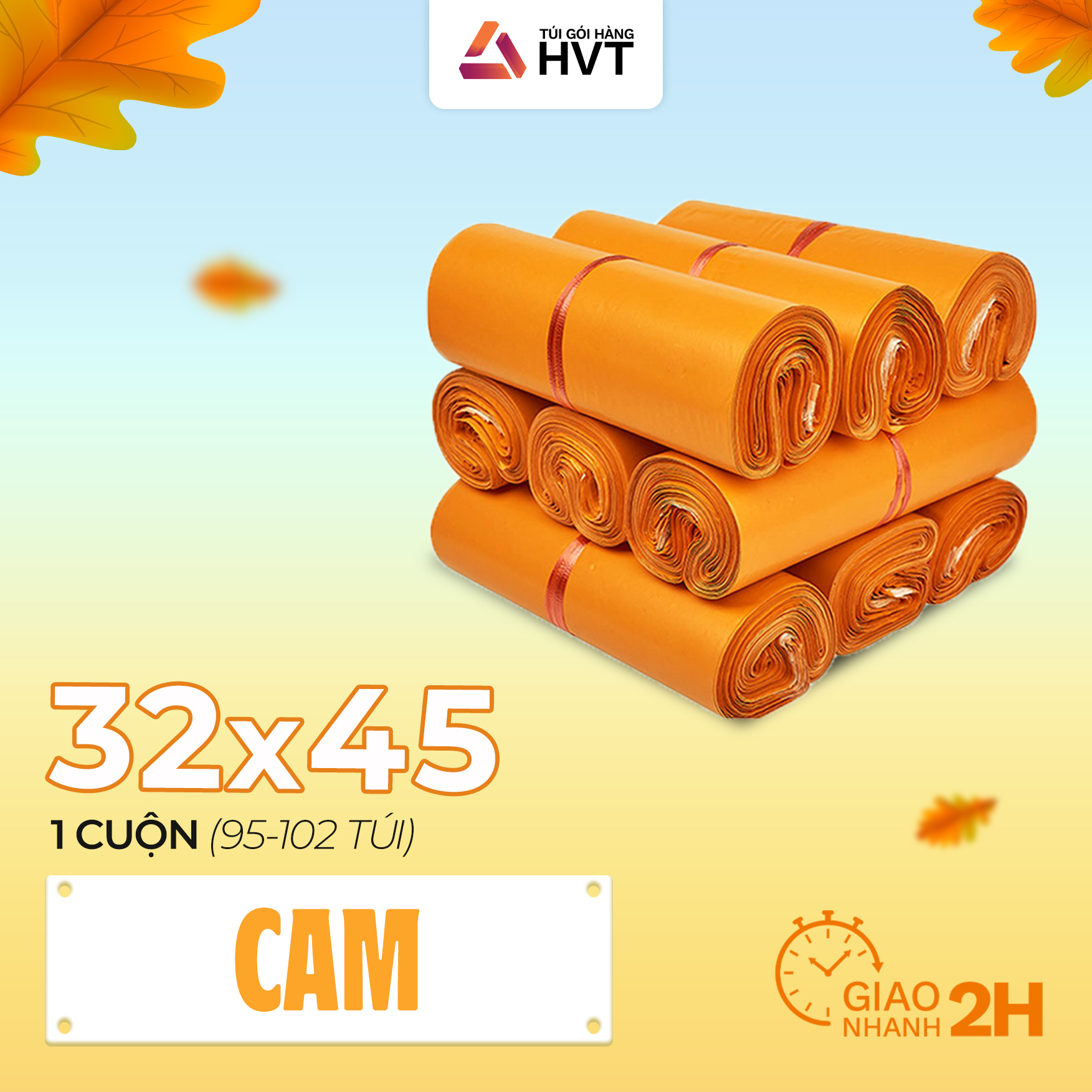 [Mua 2 giảm 5%] Túi gói hàng size 32x45 ( 100 túi) niêm phong tự dính NHỰA HVT, Túi đóng hàng chuyển phát nhanh, túi in đơn có keo dán sẵn, không phai mực