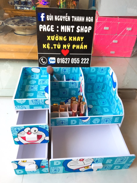 Kệ mỹ phẩm max 35cm doraemon