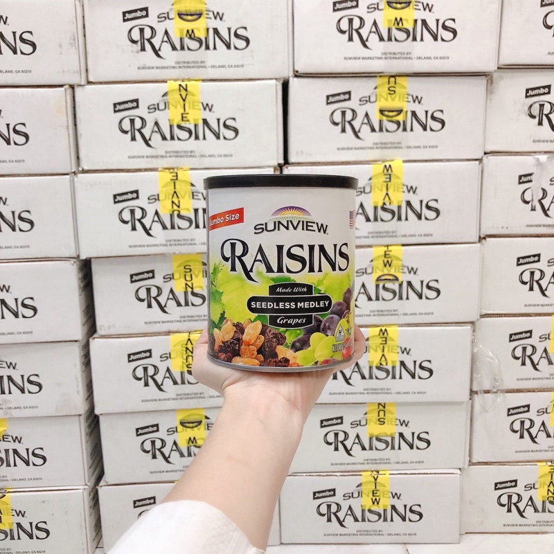 NHO KHÔ MIX RASINS - HỘP 425GR