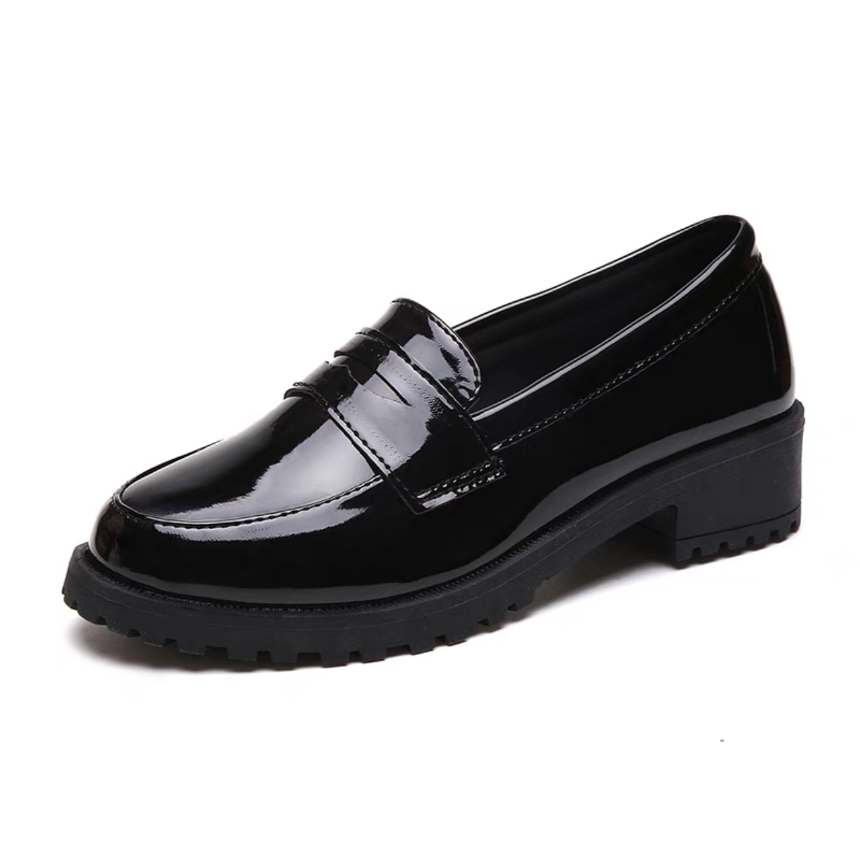 MS295 Giày lười bánh mỳ nữ, giày oxford nữ