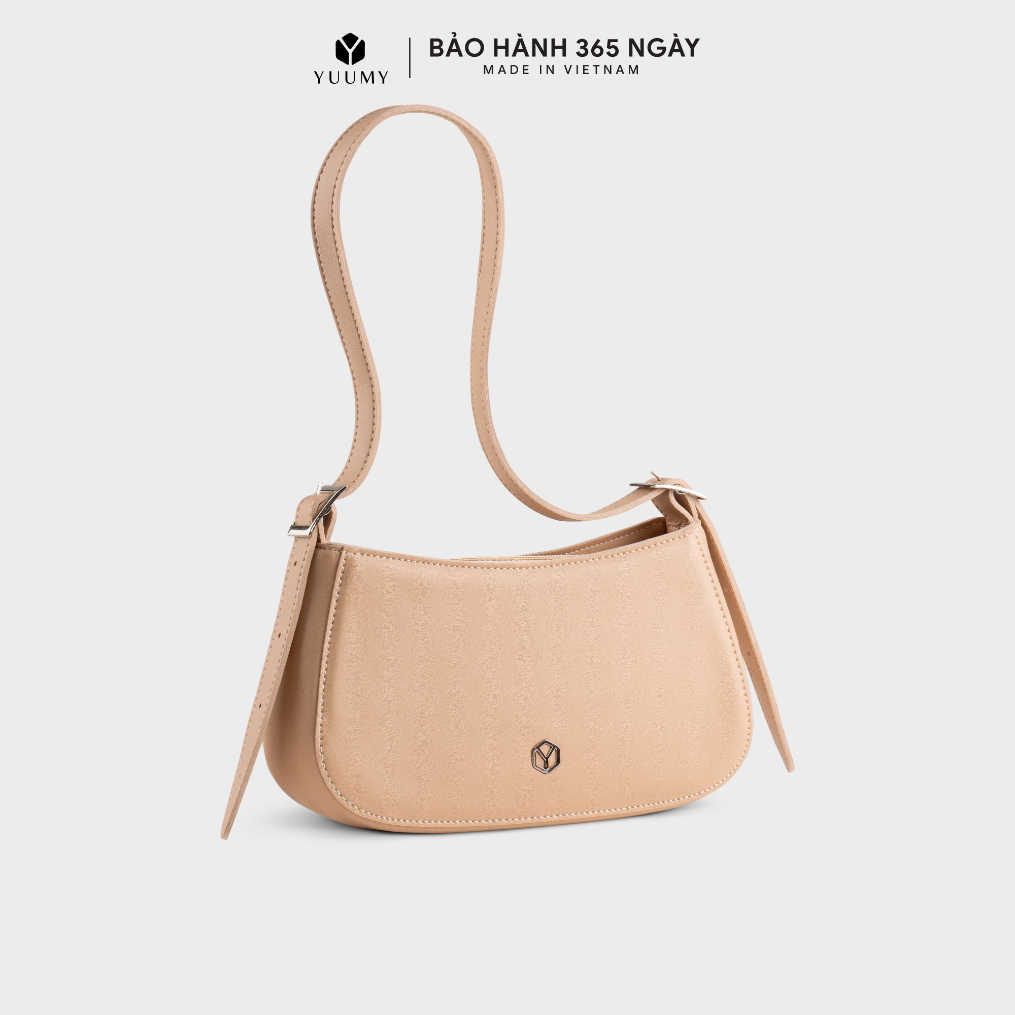 Túi Yuumy (Thời trang nữ kiểu dáng basic size 24 - Túi đeo vai da Seasand YN228)