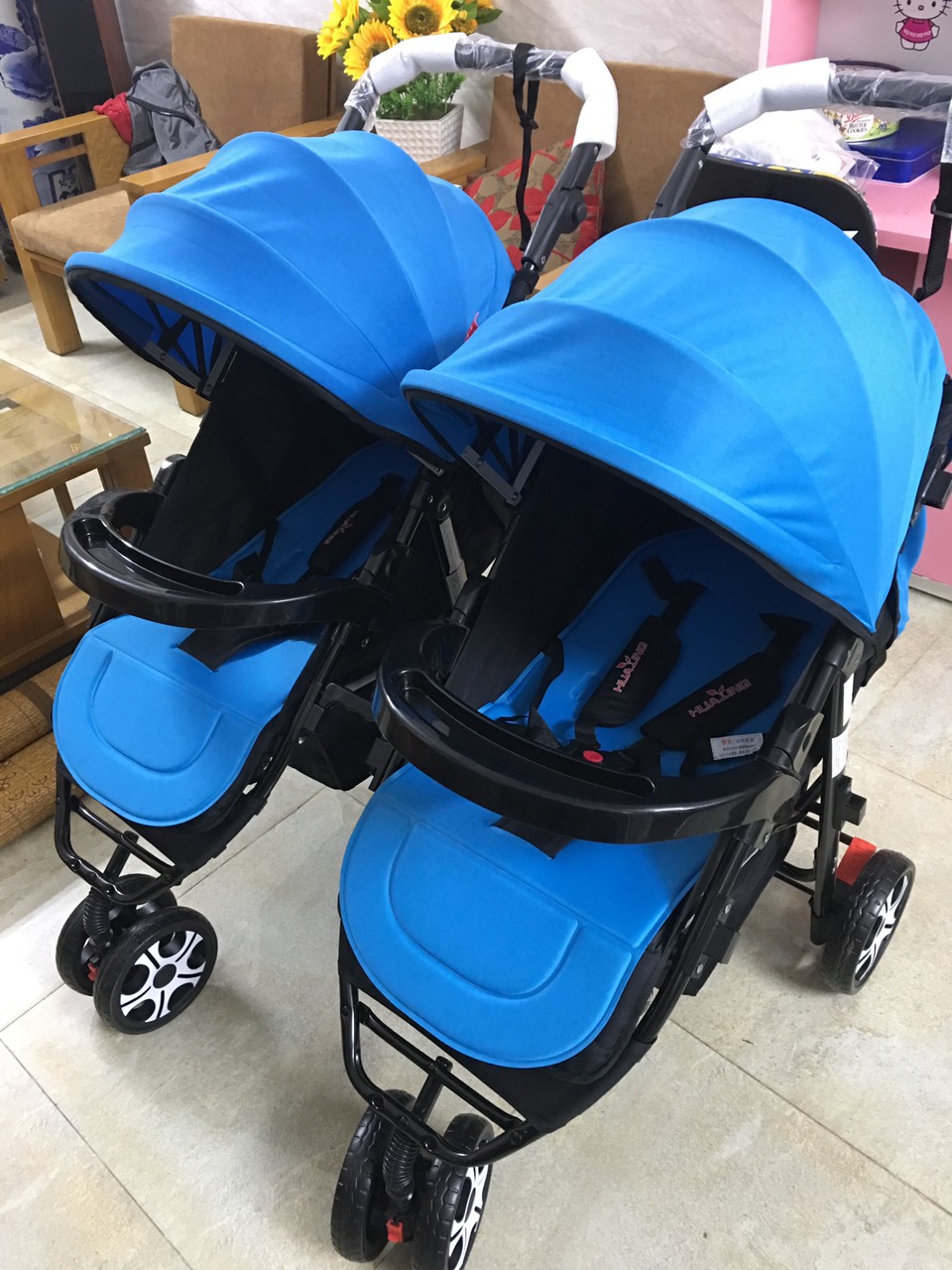 Xe đẩy đôi cao cấp cho bé
