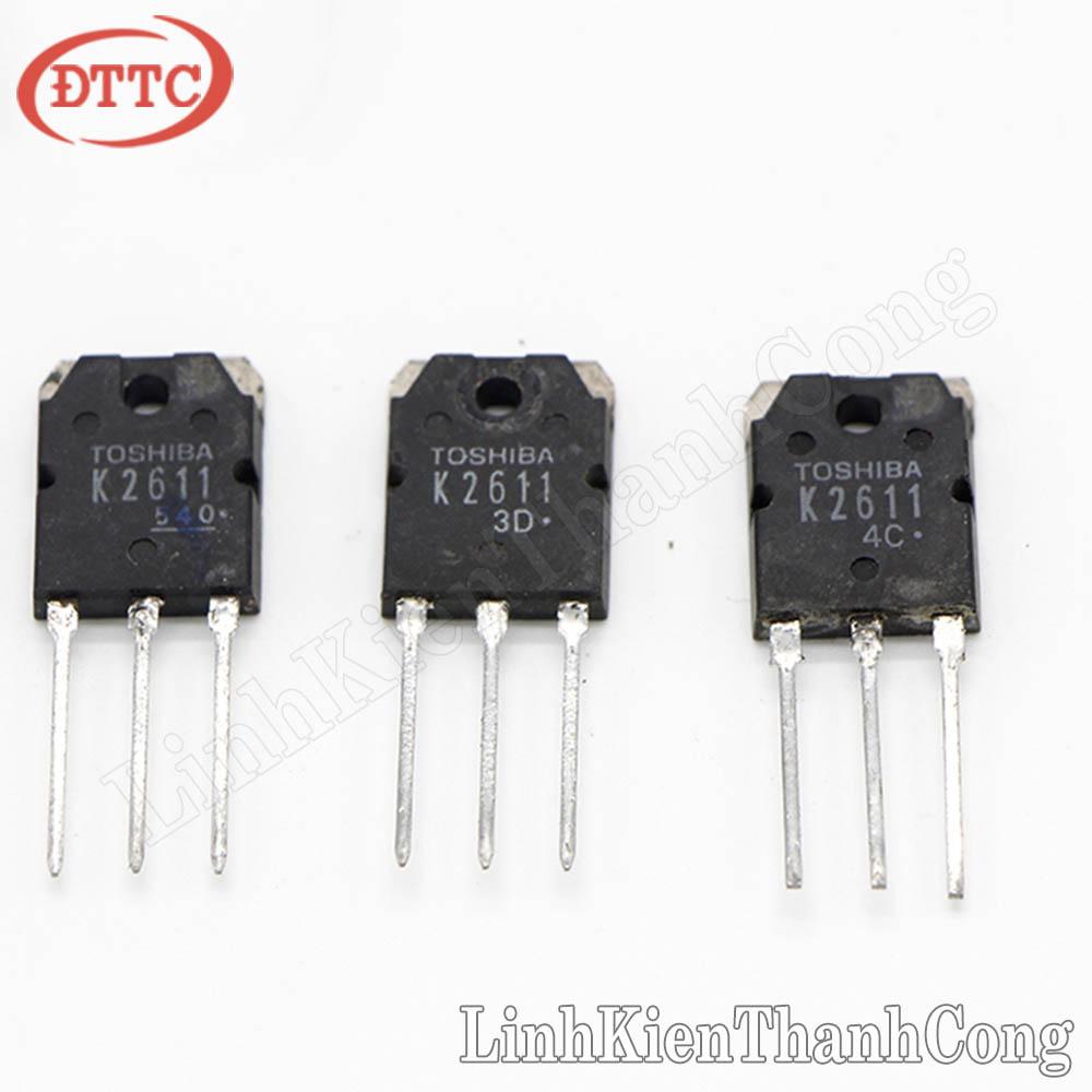 K2611 MOSFET N-CH 9A 900V Tháo Máy