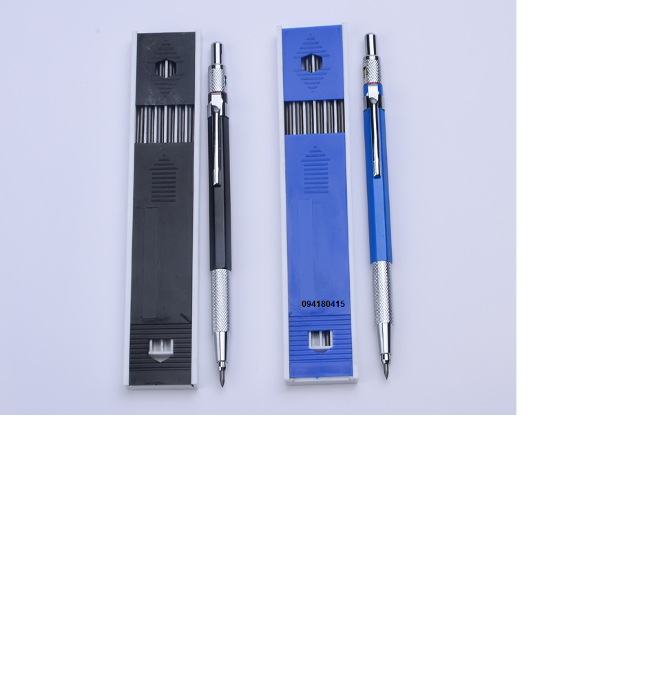 [HCM]Bút chì bấm + 12 ruột HB 2.0mm
