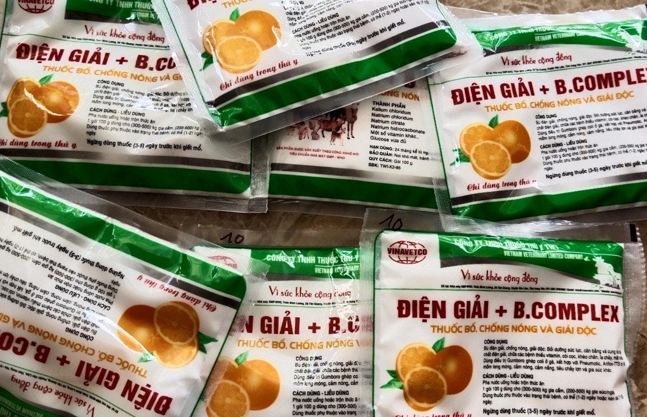 B Complex bổ dưỡng, tăng lực vật nuôi