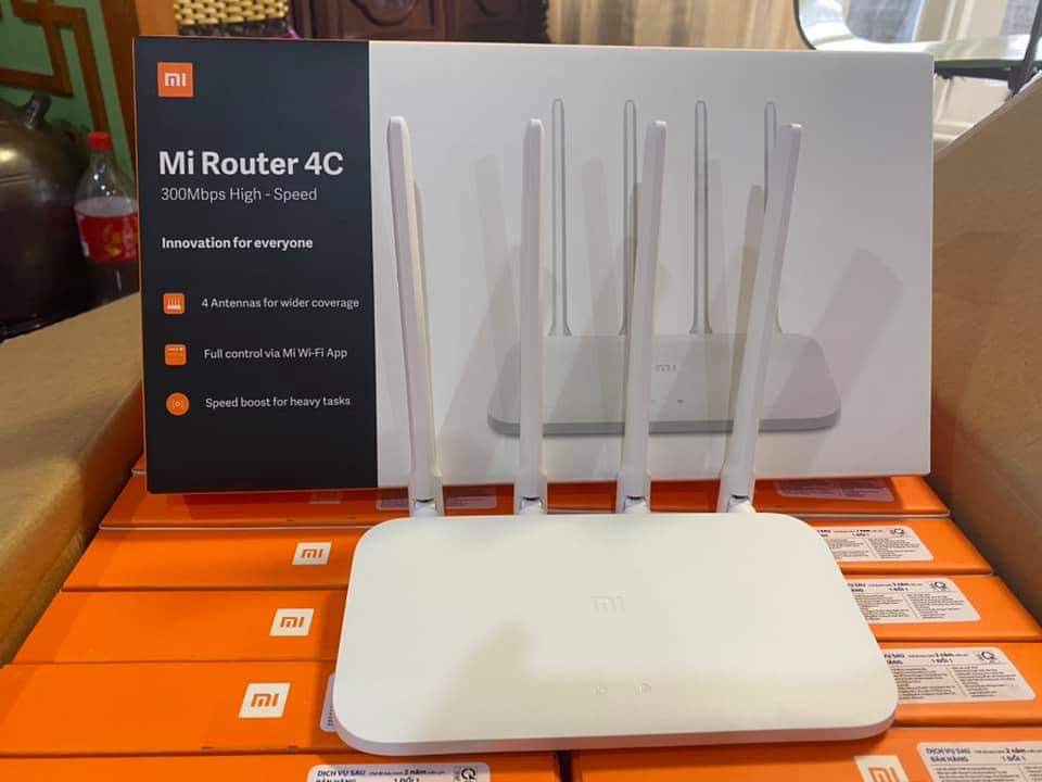 Phiên bản Quốc Tế Tiếng Anh - Xiaomi Bộ Phát Wifi Router - Mi Router 4C - Hàng Chính Hãng