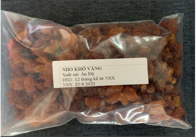 Nho Khô Vàng Ấn Độ - 500g