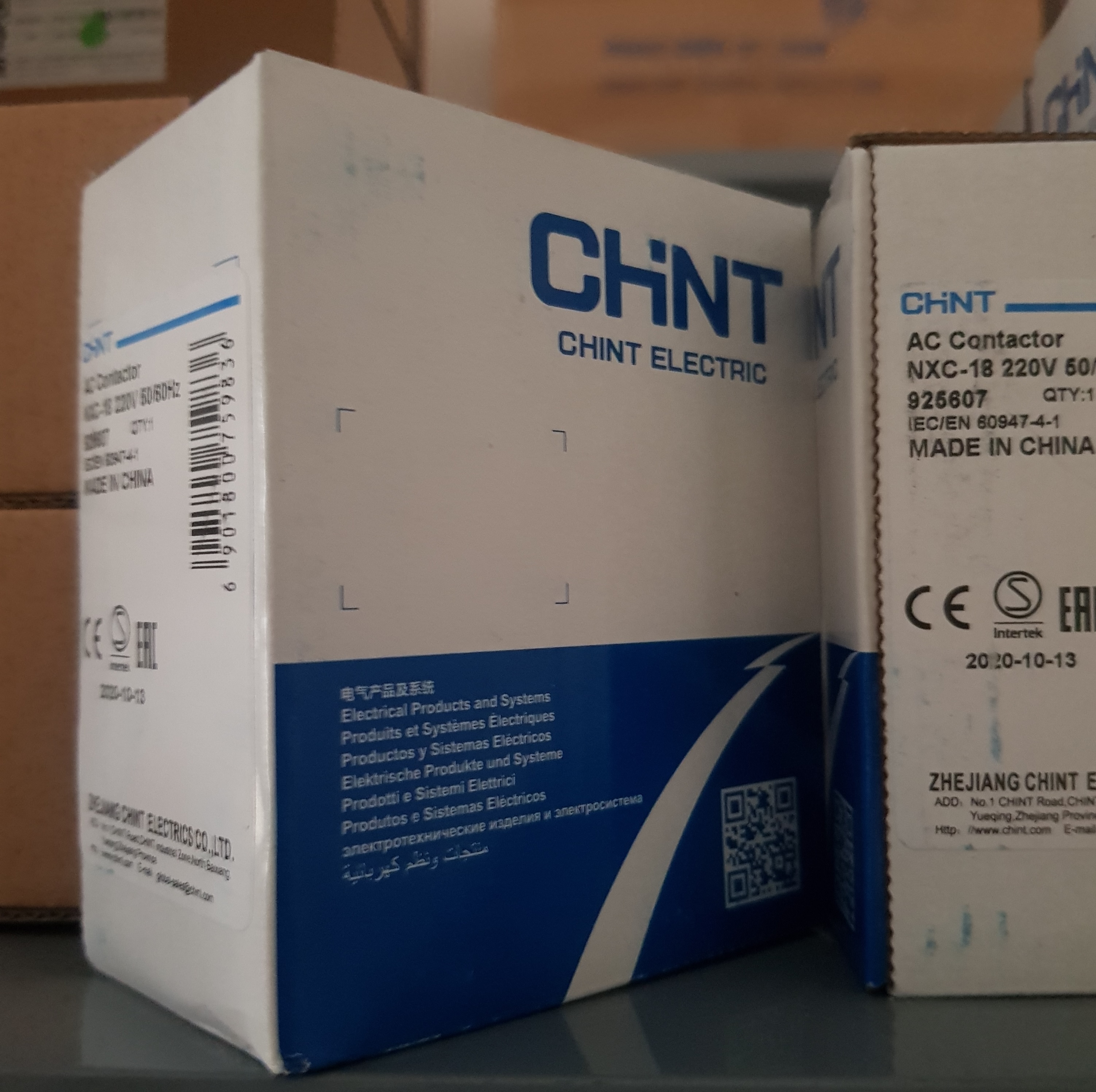 Khởi động từ - Contactor CHINT 3P 18A NXC-18 (Chính hãng)