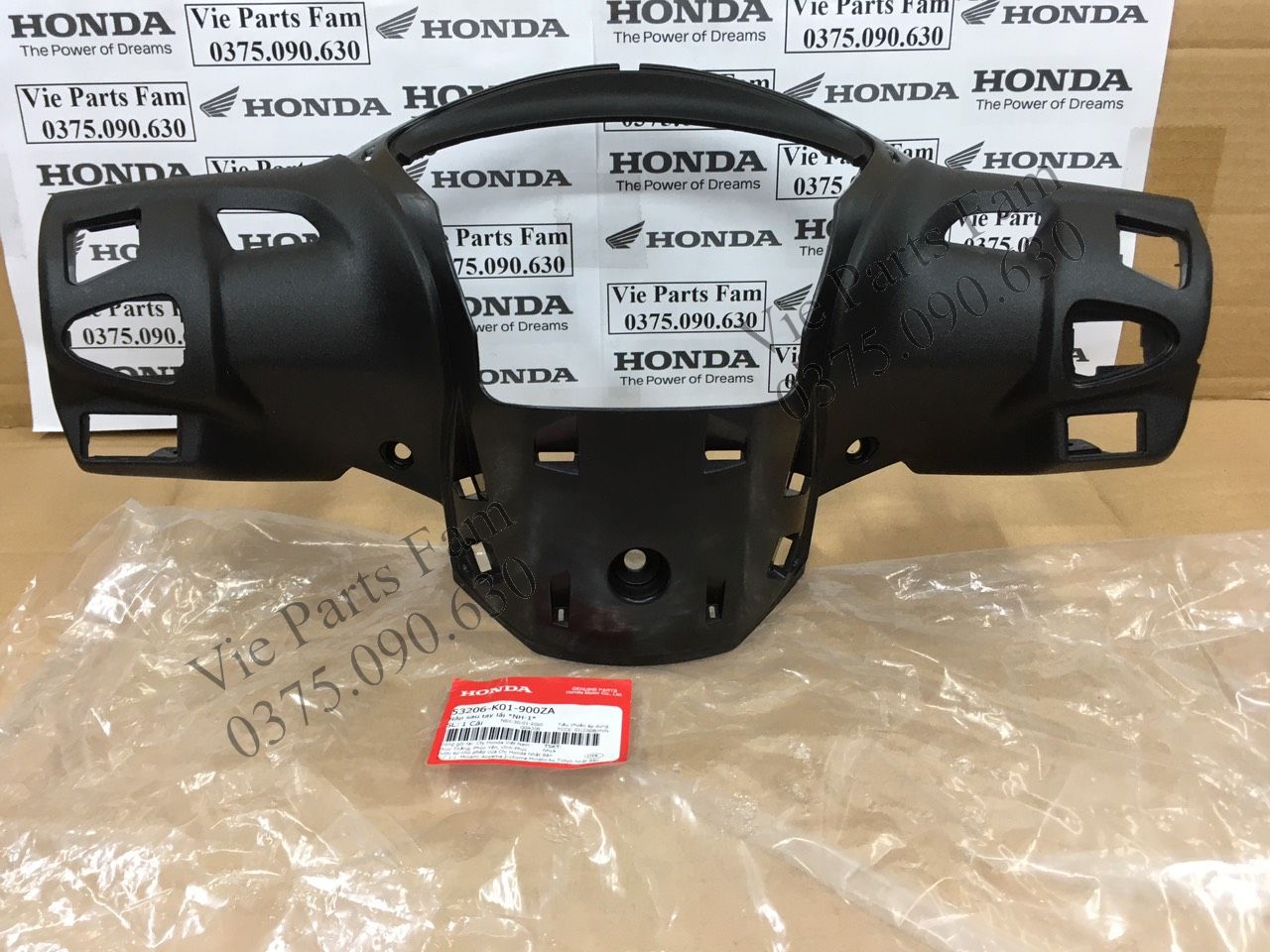 Nắp tay lái sau / gáy / ốp đầu sau sh 2012-2013-2014-2015-2016 chính hiệu honda