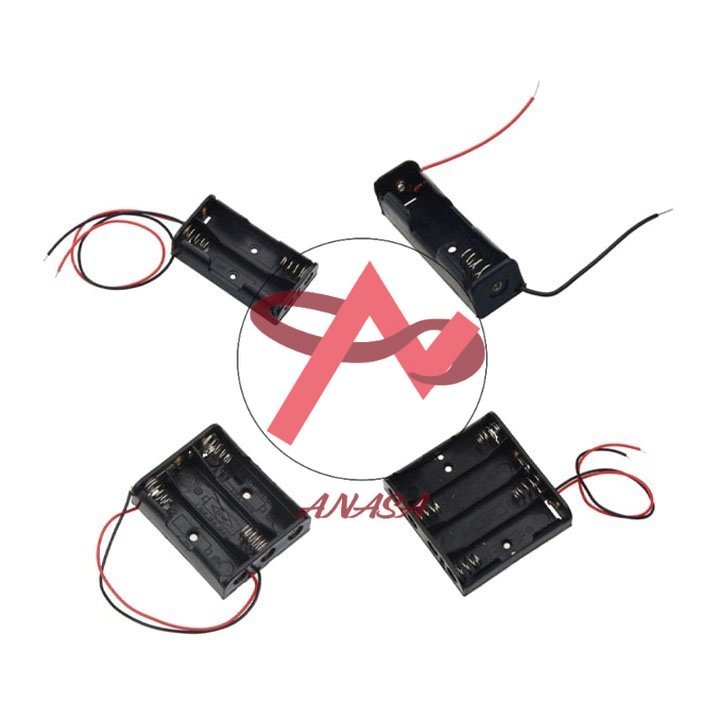 Đế Pin AA Không Nắp - Đế Pin Con Thỏ AA 1,5V (Đấu Nối Tiếp)