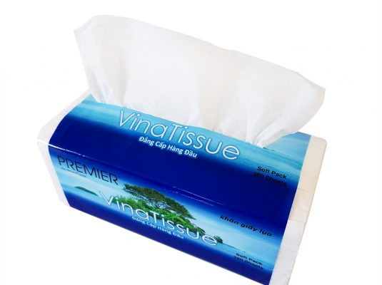 Combo 10 gói khăn giấy cao cấp VinaTissue (280 tờ/1 gói)