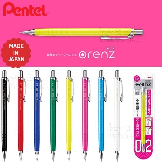 [THEARTSHOP] Chì bấm cơ khí PENTEL Orenz Mechanical Pencil 0.2/0.5mm
