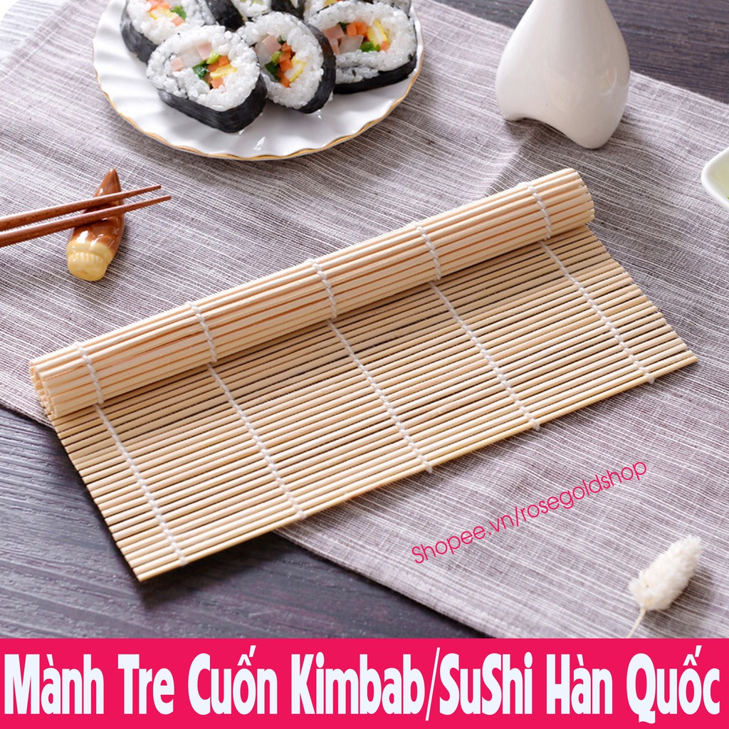 Mành tre làm sushi, cơm cuộn