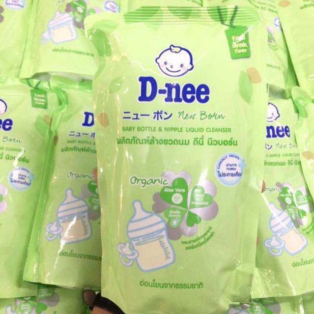 Nước rửa bình sữa và rau củ Dnee 600ml
