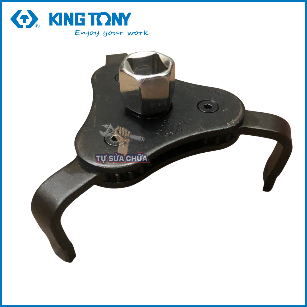 Kingtony Universal Adjustable Oil Filter Wrench From 2-1/2 inch to 4.5 inch Oil Filter Wrench Tool Set With 3 Jaw