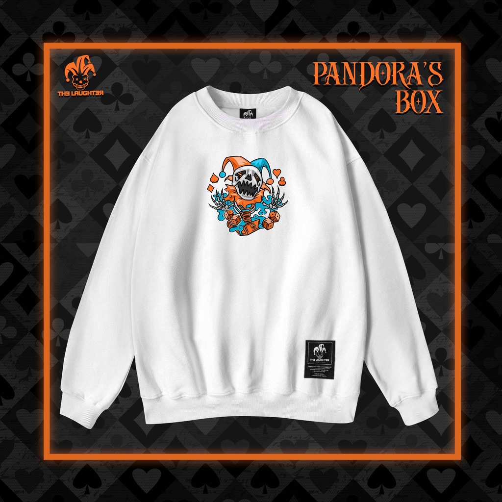 [The Laughter] PANDORA'S BOX Sweater - Áo Dài Tay Nỉ Da Cá