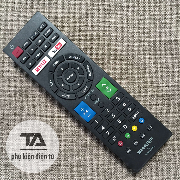 [FREESHIP 50K] ✔ REMOTE ĐIỀU KHIỂN TIVI SHARP SMART - CHÍNH HÃNG
