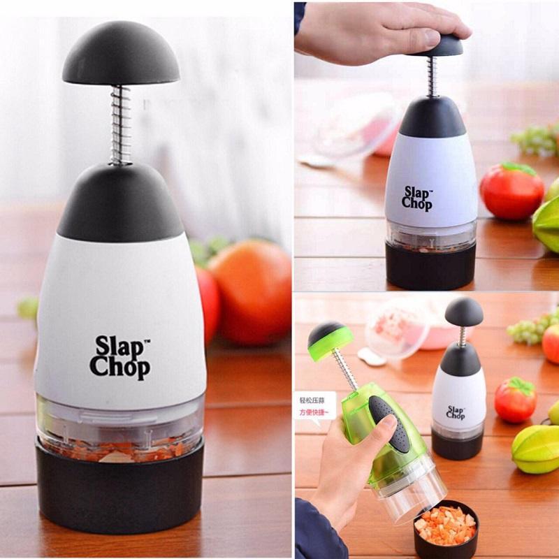 Bộ Dụng Cụ Cắt Thái Rau Củ Đa Năng SLap Chop, Thiết bị băm nhuyễn hành tỏi ớt chống cay mắt, siêu nhanh cho gia đình, nhà hàng tiện lợi