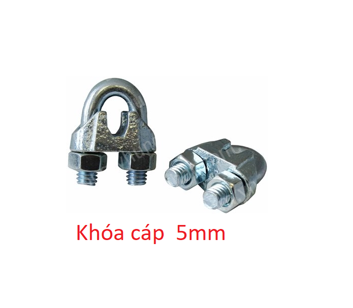 Khóa cáp,cóc cáp,khóa cáp lụa,chốt cáp (lụa-bọc nhựa) 4mm 5mm 6mm
