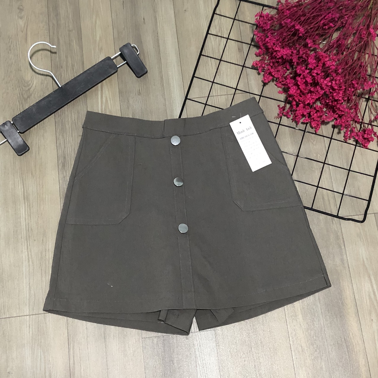 Quần Giả Váy kaki Thái Co Dãn HOT Trendy