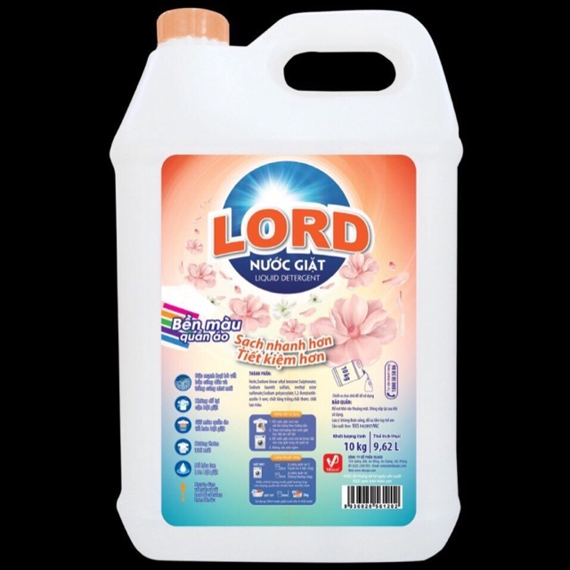 NƯỚC GIẶT LORD THƯỜNG 10KG
