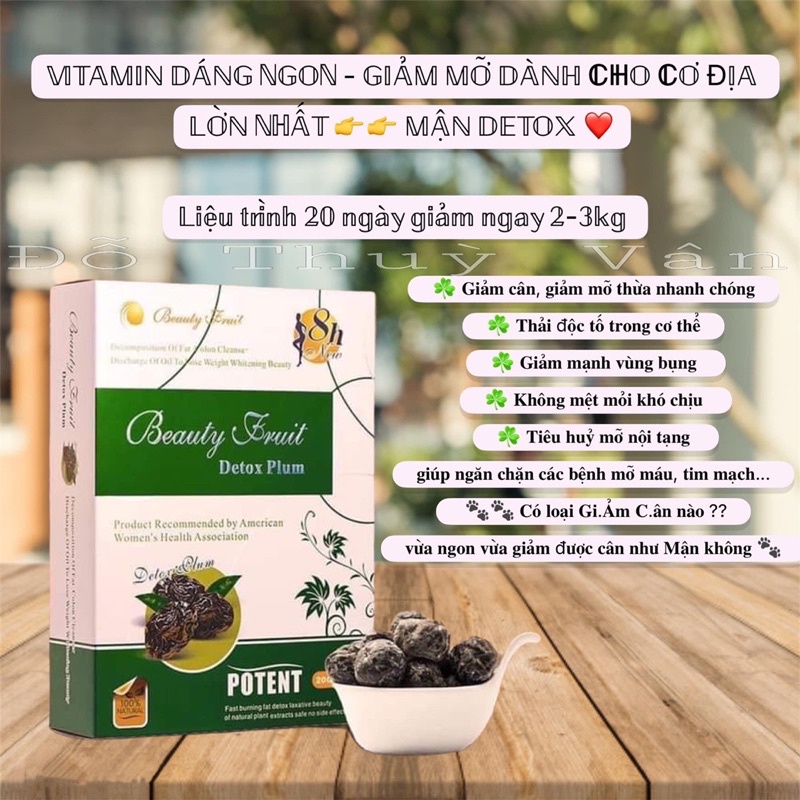 Giảm Cân Combo 5H Mận Detox Japan
