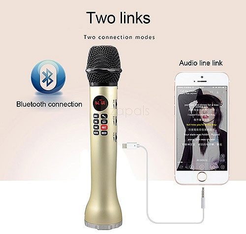 Micro Karaoke Bluetooth L-598 (Đen)
