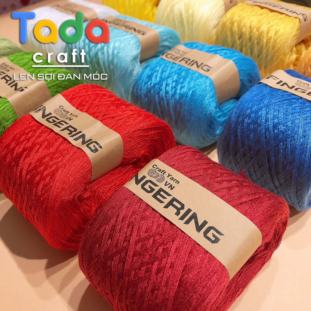 Fingering Cotton Yarn 100Gr (Code 55 to 95)