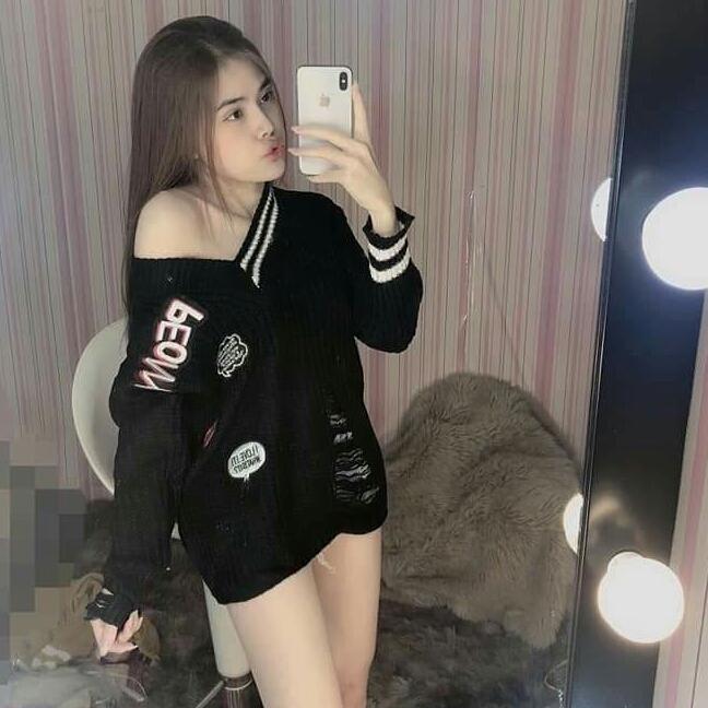 Áo len form rộng