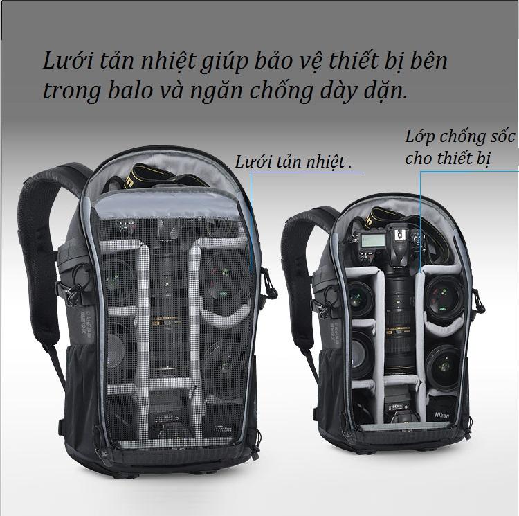 Balo máy ảnh chuyên dụng MoabRock.