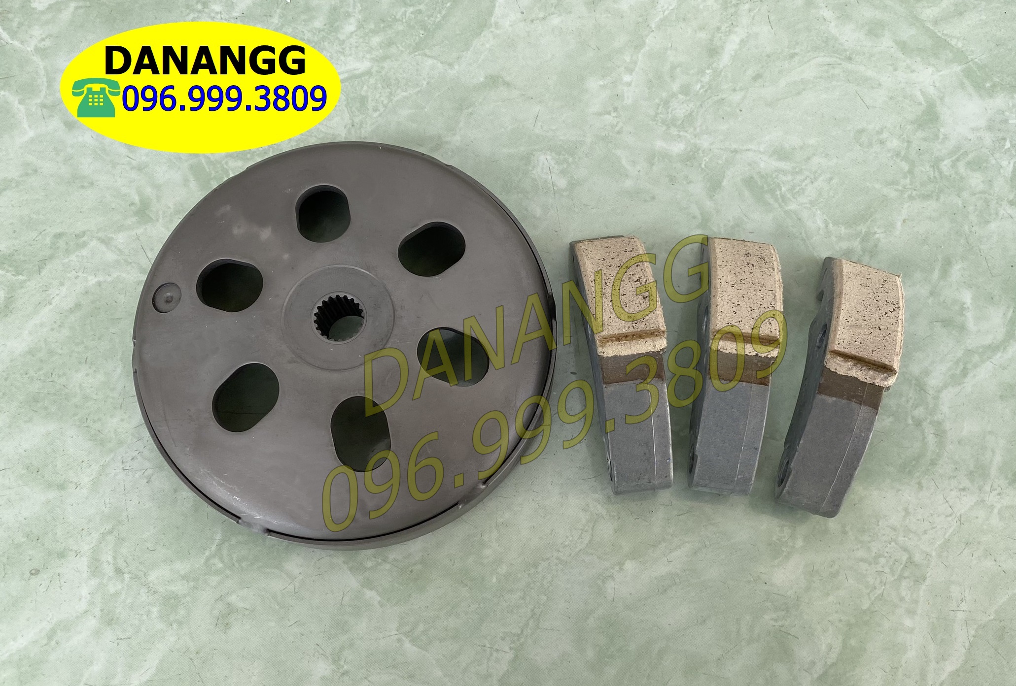 Chuông lòng gang chống rung đầu xe ga honda AB 125 AB 110