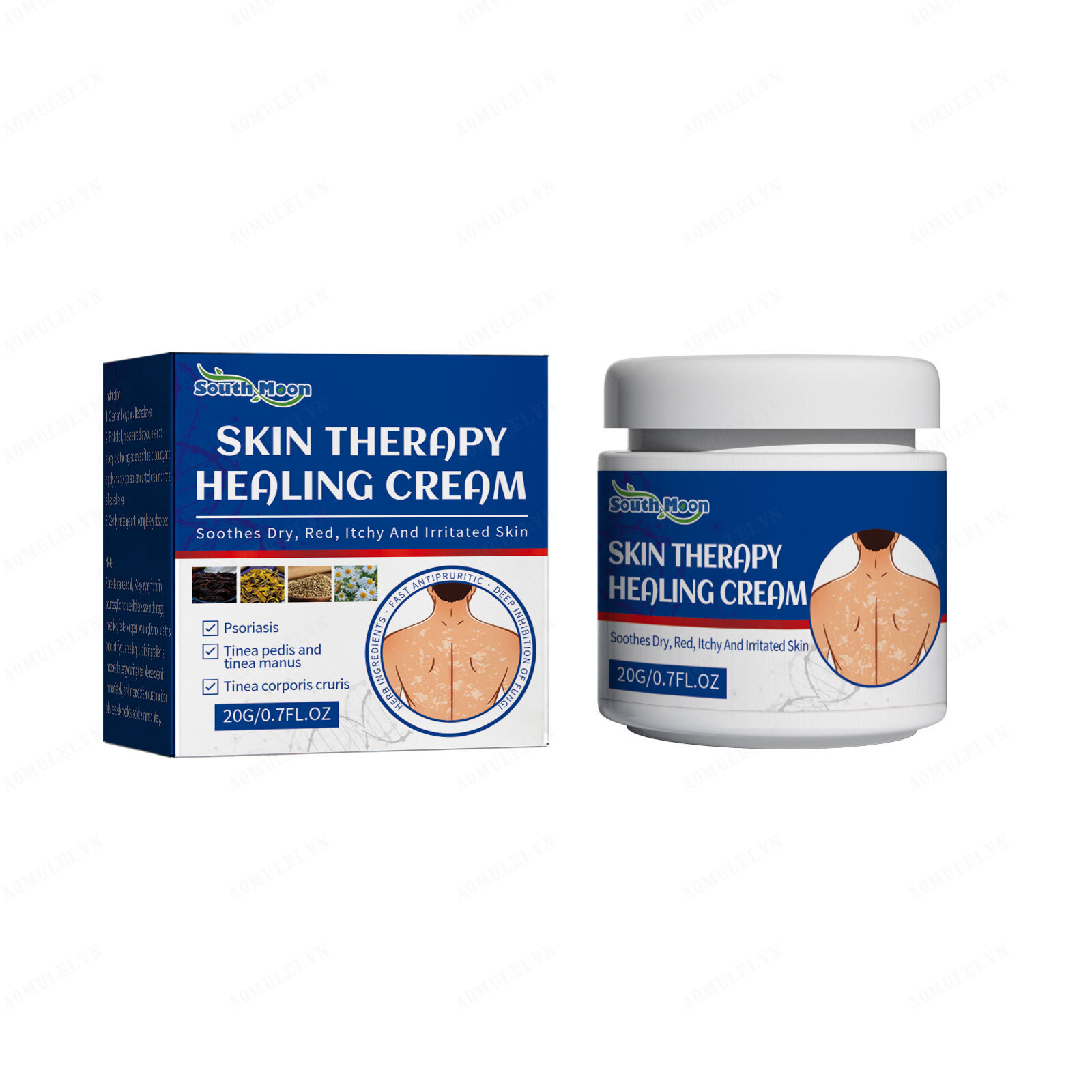 Aomulei Skin repair cream for itchy skin Rich in natural plant ingredients